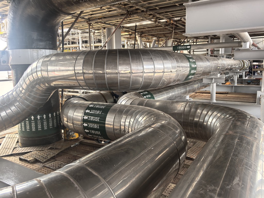 BBSD piping spools pre-fabrication